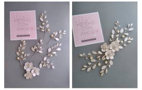 Tocado de Novia Elizabeth en Pins