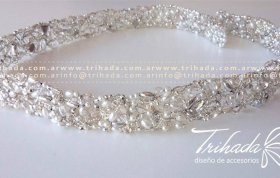 Cinto de Piedras Tejido a Medida para Novias y Eventos | Alta Costura