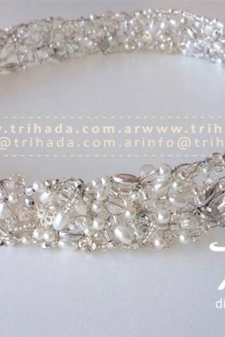 Cinto de Piedras Tejido a Medida para Novias y Eventos | Alta Costura