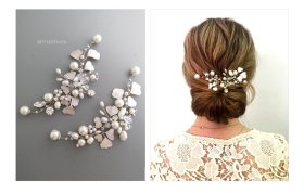Tocado Ginkgo para Novias y Eventos | Diseño Exclusivo 