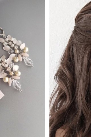 Aros Largos de Hojitas : Diseño Exclusivo para Novias y Eventos