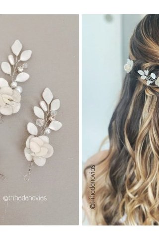 Pins de Rositas para Novias y Eventos | Tocados 