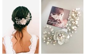 Tocado Carmela: Accesorio de Alta Costura para Novias y Eventos | Argentina