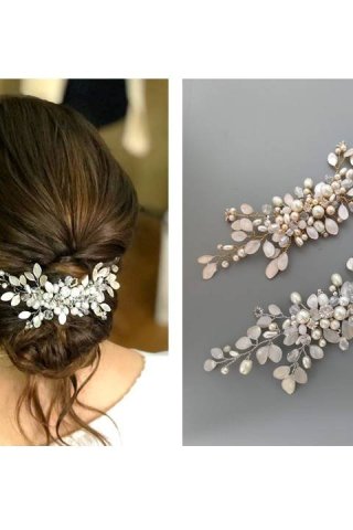 Tocado Dana: Ramitas Personalizables para Novias y Eventos | 