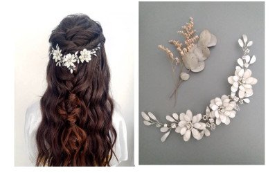Tocado de Margaritas Artesanal para Novias y Eventos | Trihada Accesorios