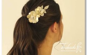 Ramo de Novia XV Años | Bouquet Romántico Nácar y Porcelana - 