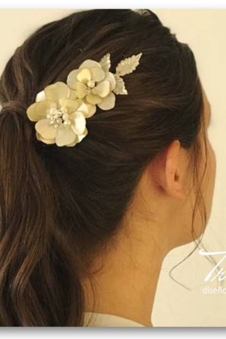 Ramo de Novia XV Años | Bouquet Romántico Nácar y Porcelana - 
