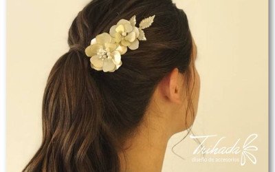 Ramo de Novia XV Años | Bouquet Romántico Nácar y Porcelana - 