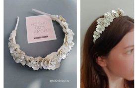 Corona de Flores Elena: Vincha Floral Personalizable para Novias y Eventos | 