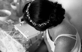 Tiara de Novia Hojas Nacaradas - Accesorios de Alta Gama